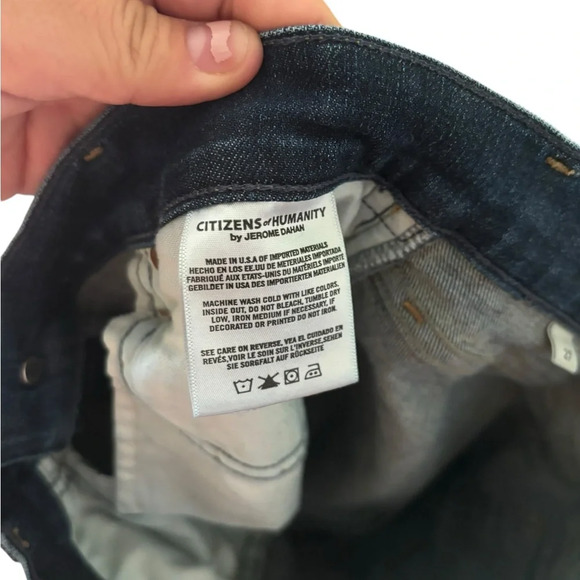 Citizens of Humanity Women’s Rocket Crop High Rise Skinny Denim Jeans- Size 27 - Picture 9 of 9